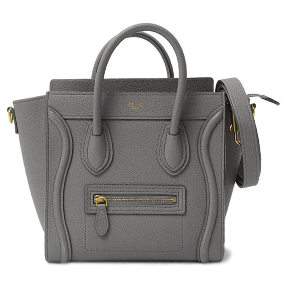 Celine Bag Nano Shoulder Luggage Shopper Bag Calfskin